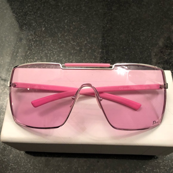 pink shield sunglasses